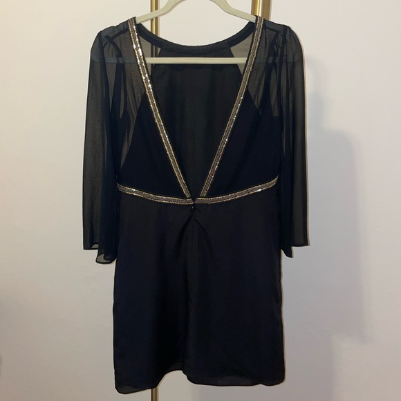 BCBG Generation A-Line Low Back Dress - Picture 2 of 5